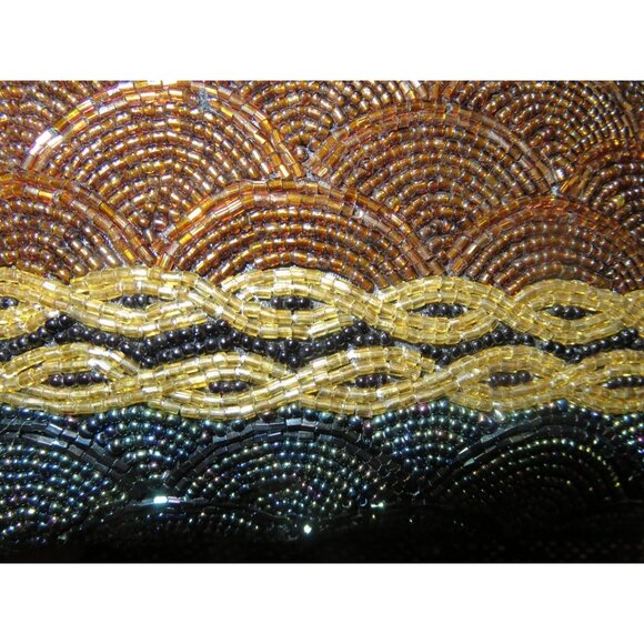 Fendi RARE Limited Edition Intricately Beaded Vintage Italian Handbag Mini Tote - Picture 15 of 16